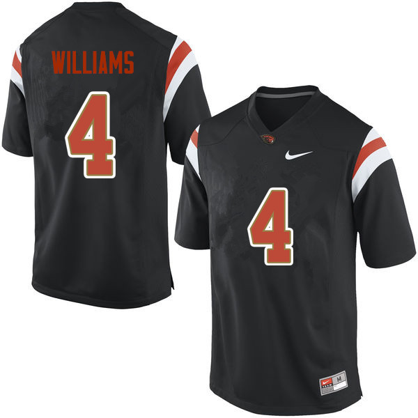 Youth Oregon State Beavers #4 Dwayne Williams College Football Jerseys Sale-Black - Click Image to Close